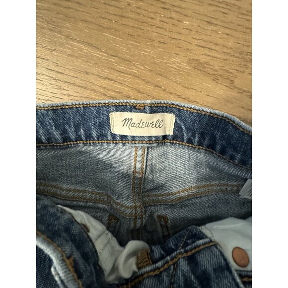 Madewell The Perfect Vintage Jean Medium Wash High Rise Denim Size 25 Raw Hem - Picture 6 of 11